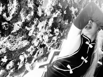 Black and white